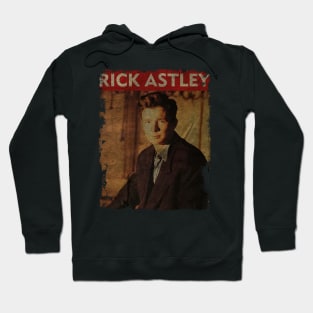 TEXTURE ART- Rick Astley - RETRO STYLE 1 Hoodie